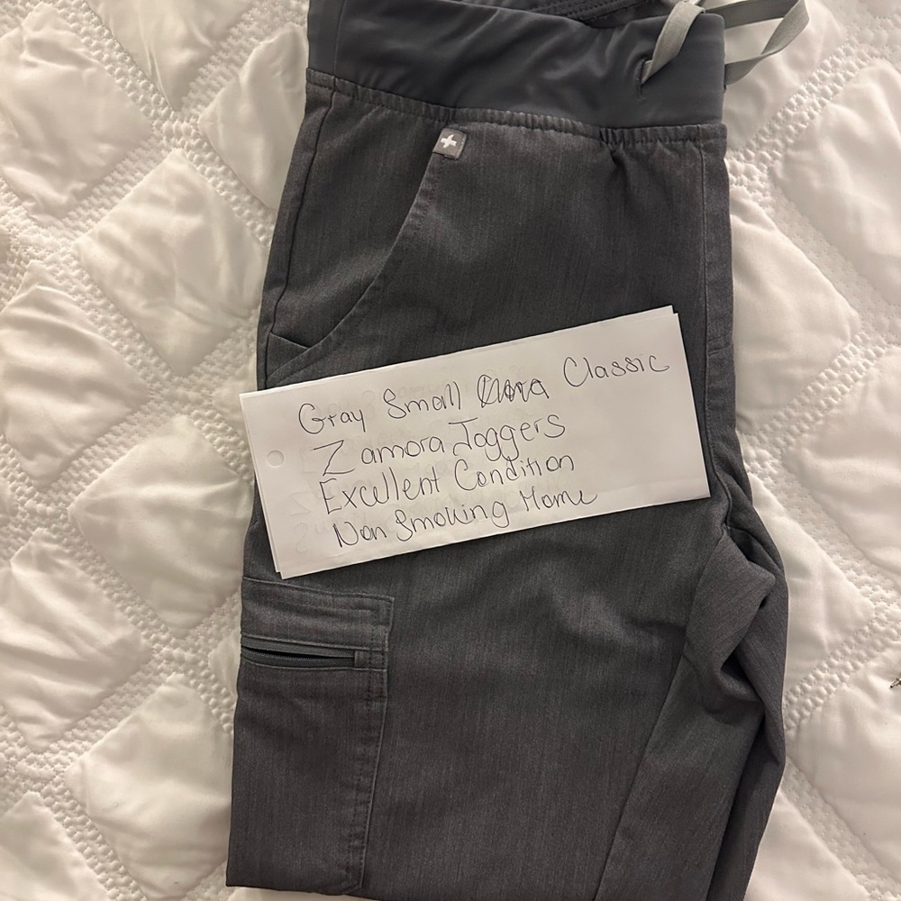 Figs Grey/Graphite Zamora Joggers Small